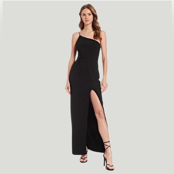 NEW Amanda Uprichard Avon Dress in Black Small - Picture 1 of 10